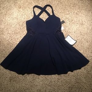 Navy party dress